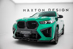 Maxton Parts - Frontlippe V.1 passend für BMW X6 M F96 FL schwarz Hochglanz