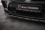 Maxton Parts - Frontlippe V.1 passend für BMW X6 M F96 schwarz Hochglanz