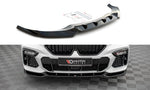 Maxton Parts - Frontlippe V.1 passend für BMW X6 M-Paket G06 schwarz Hochglanz