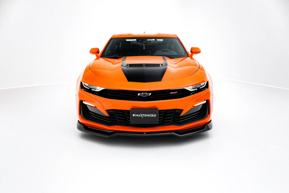 Maxton Parts - Frontlippe V.1 passend für Chevrolet Camaro SS Mk6 FL schwarz Hochglanz