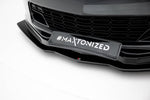 Maxton Parts - Frontlippe V.1 passend für Chevrolet Corvette Stingray / Z06 C7 schwarz Hochglanz