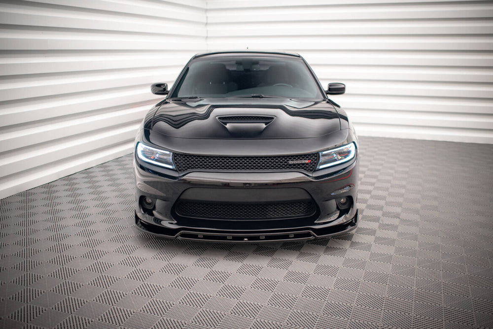 Maxton Parts - Frontlippe V.1 passend für Dodge Charger SRT Mk7 FL schwarz Hochglanz
