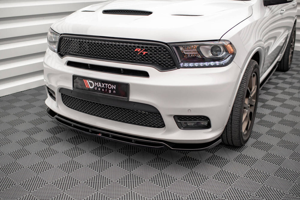 Maxton Parts - Frontlippe V.1 passend für Dodge Durango RT / SRT Mk3 FL schwarz Hochglanz