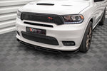 Maxton Parts - Frontlippe V.1 passend für Dodge Durango RT / SRT Mk3 FL schwarz Hochglanz