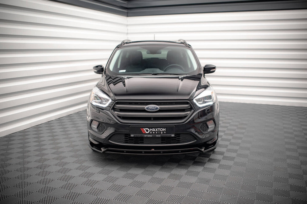 Maxton Parts - Frontlippe V.1 passend für Ford Escape ST-Line Mk3 schwarz Hochglanz