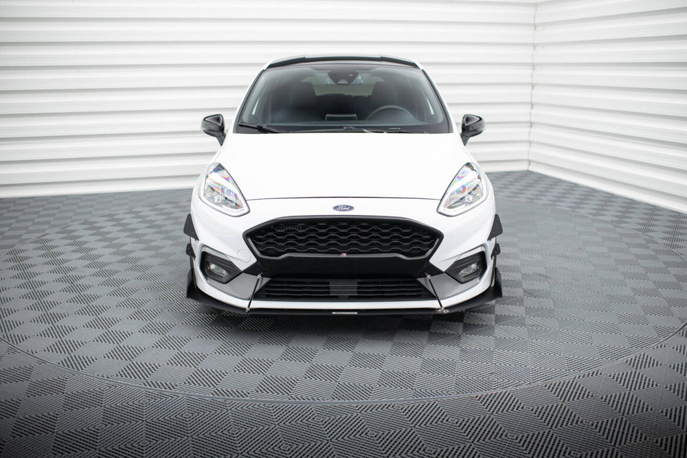 Maxton Parts - Frontlippe V.1 passend für Ford Fiesta Mk8 ST / ST-Line schwarz matt