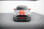 Maxton Parts - Frontlippe V.1 passend für Ford Focus ST Mk3 FL schwarz matt (FO-FO-3F-ST-CNC-FD1)