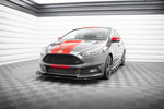 Maxton Parts - Frontlippe V.1 passend für Ford Focus ST Mk3 FL schwarz matt (FO-FO-3F-ST-CNC-FD1)