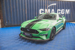Maxton Parts - Frontlippe V.1 passend für Ford Mustang GT MK6 FL schwarz matt