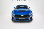 Maxton Parts - Frontlippe V.1 passend für Ford Mustang GT Mk7 schwarz Hochglanz