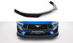 Maxton Parts - Frontlippe V.1 passend für Ford Mustang GT Mk7 schwarz Hochglanz