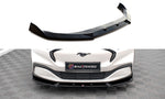 Maxton Parts - Frontlippe V.1 passend für Ford Mustang Mach-E Mk1 schwarz Hochglanz