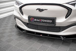 Maxton Parts - Frontlippe V.1 passend für Ford Mustang Mach-E Mk1 schwarz Hochglanz