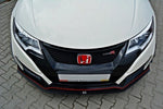Maxton Parts - Frontlippe V.1 passend für Honda Civic IX TYPE R schwarz matt