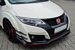 Maxton Parts - Frontlippe V.1 passend für Honda Civic IX TYPE R schwarz matt