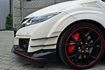 Maxton Parts - Frontlippe V.1 passend für Honda Civic IX TYPE R schwarz matt