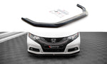 Maxton Parts - Frontlippe V.1 passend für Honda Civic Mk9 schwarz Hochglanz