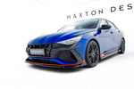 Maxton Parts - Frontlippe V.1 passend für Hyundai Elantra N Mk7 schwarz Hochglanz
