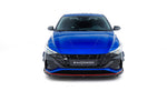 Maxton Parts - Frontlippe V.1 passend für Hyundai Elantra N Mk7 schwarz Hochglanz