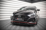 Maxton Parts - Frontlippe V.1 passend für Hyundai I20 N Mk3 schwarz Hochglanz