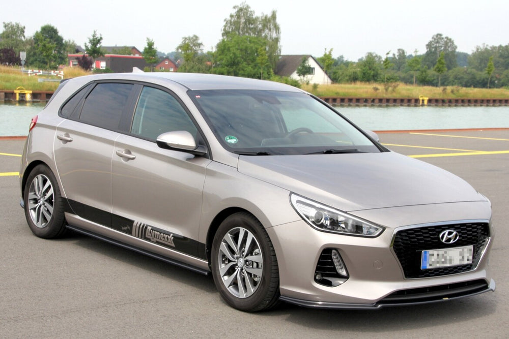 Maxton Parts - Frontlippe V.1 passend für Hyundai I30 MK3 Hatchback schwarz Hochglanz