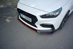 Maxton Parts - Frontlippe V.1 passend für Hyundai I30 Mk3 N schwarz Hochglanz