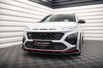 Maxton Parts - Frontlippe V.1 passend für Hyundai Kona N Mk1 schwarz Hochglanz