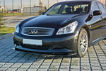 Maxton Parts - Frontlippe V.1 passend für Infiniti G37 Limousine schwarz Hochglanz