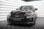 Maxton Parts - Frontlippe V.1 passend für Infiniti Q50 S Mk1 schwarz Hochglanz