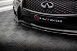 Maxton Parts - Frontlippe V.1 passend für Infiniti Q50 S Mk1 schwarz Hochglanz