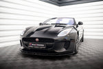 Maxton Parts - Frontlippe V.1 passend für Jaguar F-Type Mk1 FL schwarz Hochglanz