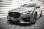 Maxton Parts - Frontlippe V.1 passend für Jaguar XF R-Sport Mk2 schwarz Hochglanz