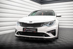 Maxton Parts - Frontlippe V.1 passend für Kia Optima Mk4 FL schwarz Hochglanz