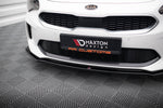 Maxton Parts - Frontlippe V.1 passend für Kia Stinger GT / GT-Line / Standard Mk1 schwarz Hochglanz