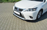 Maxton Parts - Frontlippe V.1 passend für Lexus CT Mk1 FL schwarz Hochglanz