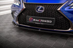 Maxton Parts - Frontlippe V.1 passend für Lexus ES F Sport Mk7 schwarz Hochglanz