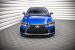 Maxton Parts - Frontlippe V.1 passend für Lexus GS F Mk4 FL schwarz Hochglanz