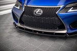 Maxton Parts - Frontlippe V.1 passend für Lexus GS F Mk4 FL schwarz Hochglanz