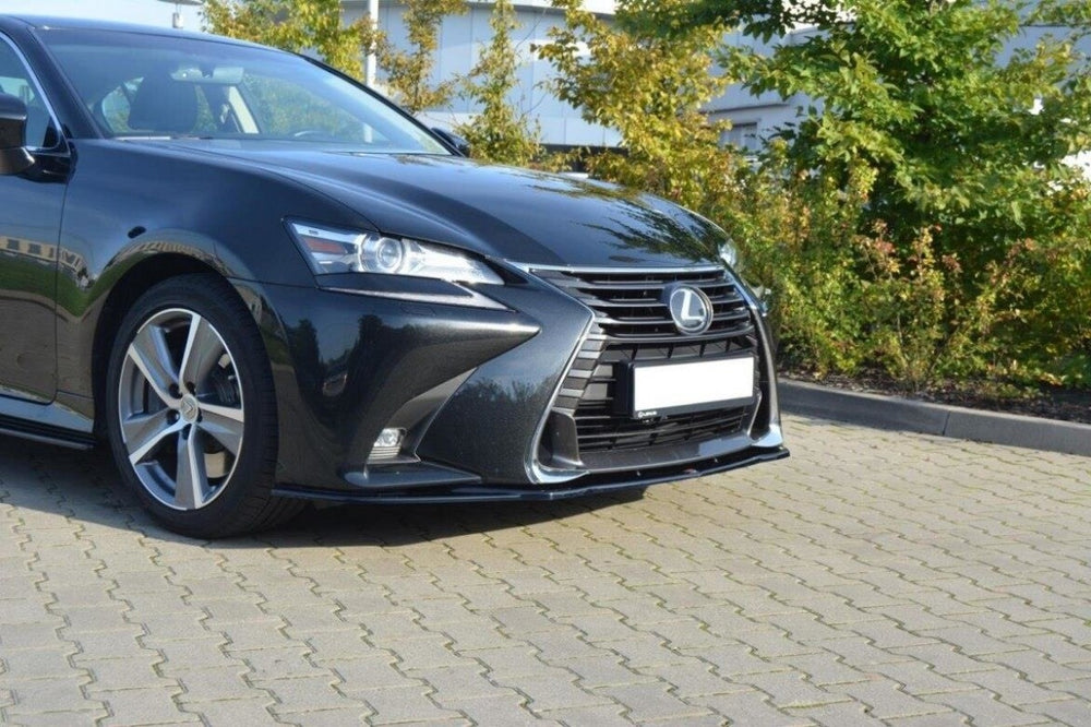 Maxton Parts - Frontlippe V.1 passend für Lexus GS Mk4 FL schwarz Hochglanz