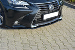 Maxton Parts - Frontlippe V.1 passend für Lexus GS Mk4 FL schwarz Hochglanz