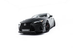 Maxton Parts - Frontlippe V.1 passend für Lexus IS 500 Mk3 Facelift 2 (XE30) schwarz Hochglanz