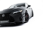 Maxton Parts - Frontlippe V.1 passend für Lexus IS 500 Mk3 Facelift 2 (XE30) schwarz Hochglanz