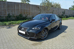 Maxton Parts - Frontlippe V.1 passend für Lexus IS Mk3 FL F-Sport schwarz Hochglanz