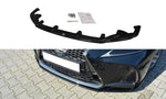 Maxton Parts - Frontlippe V.1 passend für Lexus IS Mk3 FL F-Sport schwarz Hochglanz