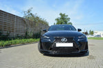 Maxton Parts - Frontlippe V.1 passend für Lexus IS Mk3 FL F-Sport schwarz Hochglanz