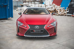 Maxton Parts - Frontlippe V.1 passend für Lexus LC 500 schwarz Hochglanz