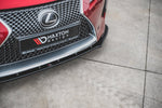 Maxton Parts - Frontlippe V.1 passend für Lexus LC 500 schwarz Hochglanz