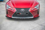 Maxton Parts - Frontlippe V.1 passend für Lexus LC 500 schwarz Hochglanz