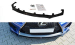 Maxton Parts - Frontlippe V.1 passend für Lexus RC F schwarz Hochglanz