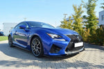 Maxton Parts - Frontlippe V.1 passend für Lexus RC F schwarz Hochglanz